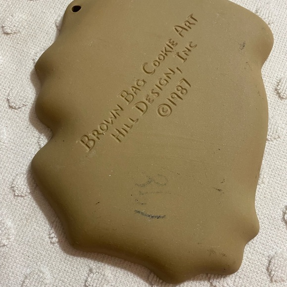 Angel with Heart, Brown Bag Cookie Art, Hill Design, 1987 - Picture 2 of 4